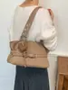 Bolso Mate para Viajes de Mujer 2026 Nuevo Invierno Bolso de Hombro Sencillo Bolso de Mano de Alto Valor para Exteriores Bolso Tote Versátil