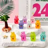 Caixa Cega de Coelho Rabanete Desenho Animado Fofo Luminoso Acessórios para Joias DIY Enfeites de Mesa Presente Criativo Acessórios de Resina Lote