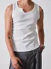 Chaleco de Fitness Deportivo Ajustado para Niños Versátil sin Mangas Ropa Interior Chaleco para Hombre Camiseta Interior de Color Sólido Camisa Base