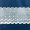 Renda de casamento nylon malha não elástica onda 26cm de largura código de barras DIY manual venda direta de fábrica