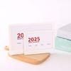 Calendario Creativo 2027 con Soporte de Marco de Fotos, Calendario de Plástico Edición de Negocios Extraíble con Notas Corporativas Caja de Regalo