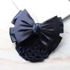 Enfermera Cabeza Flor Red para el Cabello Trabajo Femenino Profesional Coreano Hotel Banco Camarero Lazo Horquilla Red Bolsillo