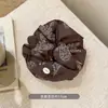Goma para el Pelo Doble Capa Estilo Coreano Flor de Anacardo para Mujer Modelo Nuevo 2025 Accesorio para el Cabello Oversize Retro de Alta Gama Goma para el Pelo