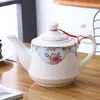 Tetera de Cerámica Olla Individual Gran Capacidad Hogareña Hueso de China 1-2 Litros Para Hacer Té Resistente a Altas Temperaturas Hervidor de Agua Fría con Filtro Envío Gratis