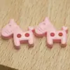 Botões Resinados Fofos em Formato de Pônei com Dois Furos, Botões Coloridos para Suéteres e Camisas Infantis, Acessórios Decorativos, Botões com Dois Furos