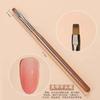 Set de Herramientas de Pluma para Arte de Uñas Pincel Difuminado Degradado Pintado Pluma de Tracción Cabeza Redonda Pluma de Fototerapia Francesa para Salones de Uñas