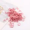 Acessórios para Joias DIY 1.2*8mm Metal Pintura Colorida Anel de Conexão de Círculo Único com Material Artesanal Anel Aberto