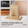 Saco de Embalagem para Pão de Forma com Janela Transparente Auto-Selante Impressa, Papel Kraft de Grau Alimentício, Saco para Pão de Forma Fatiado Comercial 450g