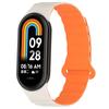 Correa de silicona magnética para reloj Mi Band 8, dos colores, repuesto deportivo