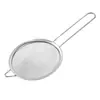 Peneira e coador de aço inoxidável para uso na cozinha doméstica, adequados para leite de soja e suco de frutas, colher separadora de óleo, disponível para atacado