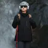 Nueva chaqueta exterior cortavientos e impermeable 2026, chaqueta de montañismo con capucha para hombre, softshell funcional, ligera