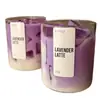 Lihome Xiangliya Vela Aromática Personalizada Sabor Café Helado de Matcha Vaso de Vidrio de Alta Gama Cera de Gelatina