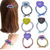 Estilo coreano Simples Amor Headwear Anel de Cabelo Corda de Cabelo Corda de Cabelo Temu Acessórios de Cabelo Duráveis Tendões de Borracha Desenhos Animados Corda de Cabelo Criativa