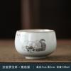 Taza de té Ruyao, taza maestra personal, juego de té Jingdezhen, taza de té de cerámica japonesa Kung Fu, taza individual para mujer