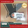 Adesivo de transferência UV com logo de cristal de fábrica Adesivo de separação de marca registrada de impressão de LOGO Publicidade Adesivo transparente Filme de remoção Palavra deixada