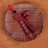 Cinnabar Crudo Torre Wen Chang Bolsa de la Suerte Arena Dorada Púrpura de Alto Contenido Colgante de Arena Roja Imperial Amuleto Venta Directa de Fábrica Mayorista