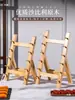 Suporte Japonês de Facas de Salmão Multicamadas Suporte de Faca Sushi Sabiri Rack de Madeira para Exibição de Sashimi Rack de Armazenamento para Utensílios de Cozinha