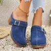 Sandalias de Tira Cruzada con Tacón Grueso y Punta Abierta para Mujer, Comercio Exterior Europeo y Americano 2026 Verano, Plataforma de Cuña Exterior, Suela Gruesa, Moda, Chanclas sin Cierre