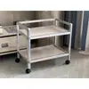 Carrinho de Salão de Beleza Carrinho de Mão Hospitalar Carrinho de Verificação Matinal de Jardim de Infância com Rodízios Carrinho Pequeno Móvel Rack de Armazenamento Tipo Empurrar