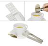 Bolsa de té de acero inoxidable transfronteriza para uso doméstico, pinza para cubitos de hielo, pinza para alimentos, pinza para filtro de té, herramienta para hacer té