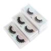 Pestañas postizas de comercio exterior transfronterizo 1 par independiente europeo y americano 3D natural Maquillaje Nude Pestaña tarjeta láser fabricantes al por mayor