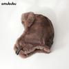Gorro Lei Feng de invierno para hombre, forro polar grueso, cabeza grande, cálido, protección para las orejas, gorro para mujer, esquí del noreste, cuero volador, resistente al viento