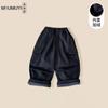Roupa Infantil Calças Acolchoadas Estilo Western para Meninos Novidade Outono/Inverno 2024 Calças Casuais Infantis Estilo Coreano Calças Infantis para Exterior