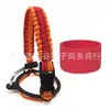 Alça de Corda Paracord para Garrafa de Água em Estoque Transfronteiriça, Manga Portátil para Copo Espacial, Alça de Transporte de Copo com Manga de Base de Silicone para Garrafa de Água Portátil ao Ar Livre