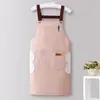 Delantales Personalizados para One Piece, Cocina del Hogar, de Aspecto Elegante, Overoles Impermeables y a Prueba de Aceite, Ropa de Trabajo, Delantales Resistentes a las Manchas para las Tareas del Hogar