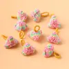 Accesorios para el Festival del Bote del Dragón Bolsitas Perfumadas Bordado Hecho a Mano DIY Tejido de Cuerda de Cinco Colores Zongzi Estilo Antiguo Hojas Iridescentes Accesorios Venta al por Mayor