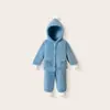 Pijama Infantil Otoño e Invierno Nuevo Conjunto de Casa con Capucha de Felpa para Niños Pequeños y Niños Ropa de Abrigo Ropa Cálida Monos de Bebé