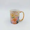 *Nuevo Modelo 0002* 9*11cm 500ml Taza de Cerámica Creativa Galvanizada Taza de Leche Taza de Café Taza de Pareja