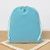 Bolsas de terciopelo con cordón, Bolsas para empaque de joyería, Bolsas de almacenamiento para joyería, Bolsas de terciopelo con cordón para regalo, Bolsas de terciopelo al por mayor