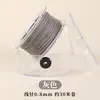 Cuerda Redonda Encerada en Caja para Manualidades Tejido a Mano Cuerda para Collar Cordón No Descolorante Cuerda de Cera para Pulsera Cadena para Colgar