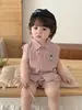 Conjunto Fresco y Ligero para Bebé Niño, Camisa sin Mangas, Shorts Sueltos, Conjunto Casual de Dos Piezas, Piezas Separadas de Verano