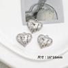 Funcional Dulce Genial Sexy Corazón Aleación Perla Pedrería Colgante DIY Hecho a Mano Aretes Joyería Collar Accesorios Material