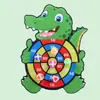 K 2050003 Diana de Dinosaurio Pequeño Tablero de Dardos de Bola Pegajosa para Niños Juguete de Bola con Dibujos Animados
