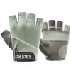 Guantes de Fitness, Medio Dedo, para Hombres y Mujeres, Estilo Pareja, Seda de Hielo, Delgados, para Yoga, Gimnasio, Mancuernas, Barra de Dominadas, Antiescaras, Venta al por Mayor