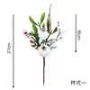 Decorações de Natal Personalizadas de Fábrica Flores de Natal Artesanato Galhos de Pinheiro Pinhas Palitos Enfeites de Natal Buquês