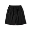Pantalones Cortos de Seda Helada para Hombre, Ropa Deportiva Exterior de Verano para Niños y Hombres, Pantalones de Playa Casuales de Moda Negros de Secado Rápido para Hombre