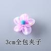 Novo friso transparente fio pequena flor hairpin crianças coreano cabelo flor hairpin menina headwear acessórios de cabelo atacado