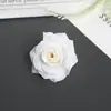 Cabeças de Flores Rosa de Jade Multicor Simuladas para Decoração de Casamento, Adereços de Fotografia, Flores Artificiais, Flores de Seda, Acessórios de Flores para Penteado DIY