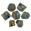 Juego de Mesa Dnd Dungeons and Dragons Grupo de Juego Coc Trpg Cthulhu Kards Dados Incrustados Set de Dados