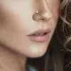 Aretes de Ópalo de Aleación de Titanio G23 Clavos para Labios Clavos para Uñas con Garras Pasadores Perforados Clavos para Hueso de la Oreja Joyería para Piercings Corporales