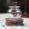 Pantalla de Lámpara de Vidrio Pequeña con Encaje Accesorios para Buda Resistente al Calor Transparente Nostálgico Retro Cubierta a Prueba de Viento para Lámpara de Aceite Portavelas