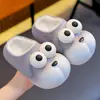 Chinelos de algodão infantis para outono e inverno, unissex, quentes, forrados com fleece, impermeáveis, para uso interno, adequados para pais e filhos, para bebês e crianças pequenas