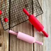 Rodillo para niños tamaño pequeño Rodillo de plástico PP Rodillo para fideos Cocina DIY para niños Rodillo creativo para hornear