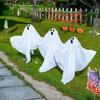 Set de 3 piezas LED brillantes de Halloween fantasma fantasma traje al por mayor fiesta al aire libre accesorios de decoración de césped para insertar el fantasma