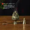 Mini Quemador de Incienso Boshan Torre Molde para Incienso Mini Quemador de Incienso de Mano Set Cuchara para Incienso de Interior para el Hogar Camino del Incienso Polvo de Incienso de Sándalo Australiano