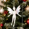 Novos Enfeites de Árvore de Natal Transfronteiriços, Flocos de Neve Coloridos Criativos, Renas, Meninas Anjo, Decorações Moldadas por Injeção de Natal Atacado